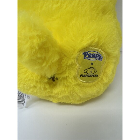 PEEPS Easter Bunny Hello Kitty & Friends POMPOMPURIN 12" Plush + 6" BAG CLIP - Picture 8 of 8